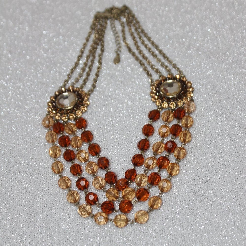 Robert Rose Statement Rhinestone And Acrylic Bead… - image 7